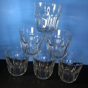 Set Of 6 Arcoroc Lancer Glasses, On the Rocks 10.5 Oz France